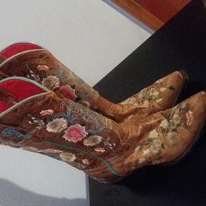 Floral Cowboy Boots
